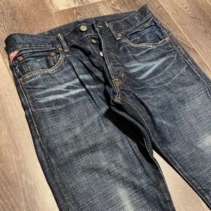 RARE Denim & Supply Ralph Lauren Slim Jeans 32 x 30 Dark Wash Blue